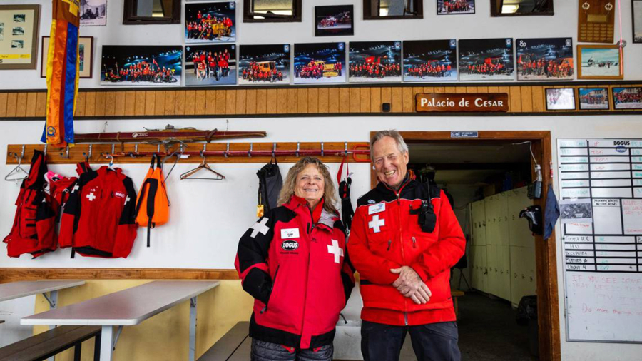 Terry Thomas and Holland Williams have volunteered on the ski patrol at Bogus Basin for 50 years. (Sarah A. Miller/Idaho Statesman/TNS) (sarah a.