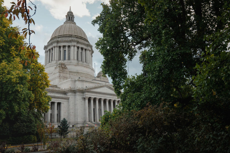 The Washington State Capitol Building.