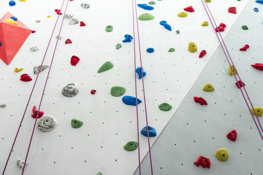 Indoor rock climbing walls are great training tools.