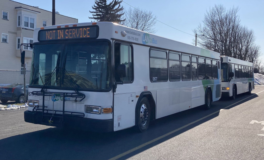 LANTA decommissioned its final two diesel buses on March 3, 2021. The 84 buses in the fleet are either hybrid vehicles or operate on compressed natural gas.
