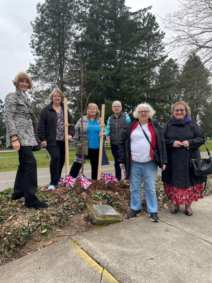 After months of planning, a group of local women planted a tree on March 19 to honor the Platinum Jubilee of Queen Elizabeth II by participating in Vancouver's Witness Tree Program.