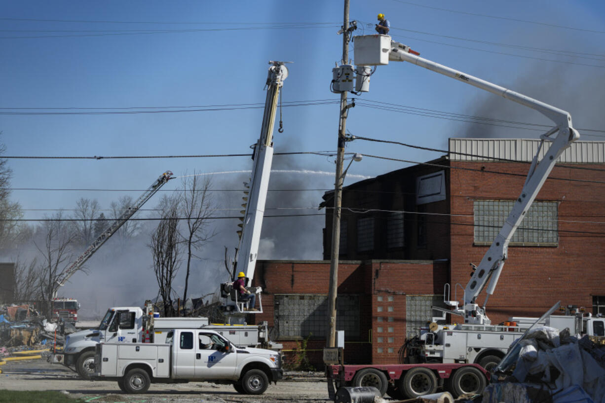 Residents forced from Indiana homes as plastics fire burns The Columbian