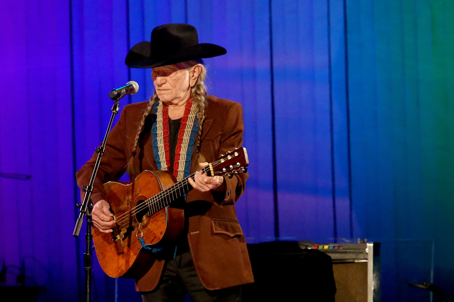 Willie Nelson performs Nov. 13, 2019, during the 53rd annual CMA Awards at the Bridgestone Arena on in Nashville, Tenn.