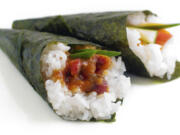 A hand roll party is a call to creativity. You can use whatever fillings you like.