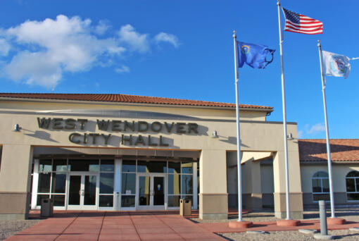 West Wendover City Hall is a hub of government in the city of 4,500. Community members packed the City Council's meeting room for a session in March at which the council voted against granting a building permit to Planned Parenthood Mar Monte for a clinic. Mayor Jasie Holm vetoed the council's decision.