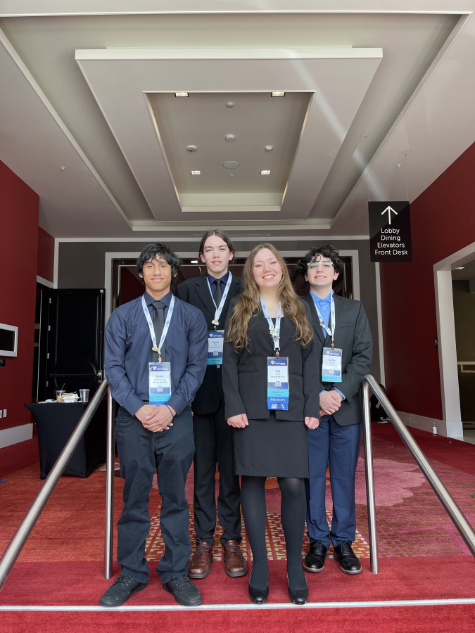 Washougal High School students competed at the Future Business Leaders of America State Leadership Conference in Spokane April 19.