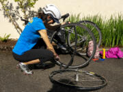 5. Reinstall your tube in the tire and partially re-inflate.