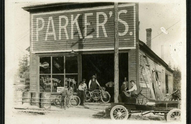 Early scenes from historic Parkersville, now known as Parker's Landing Historical Park, on the shoreline of Washougal.