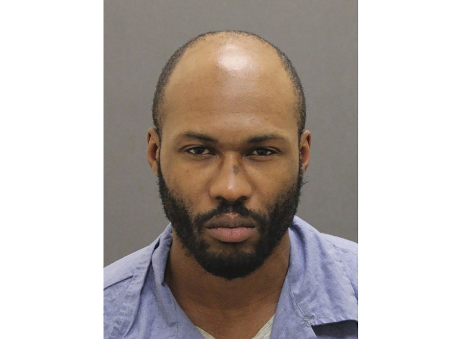 This undated image provided by the Baltimore Police Department shows Joseph White, who's accused of pushing another man onto the tracks at a Baltimore subway station and electrocuting him. Investigators found White at a hotel in the South Ozone Park neighborhood of Queens on Wednesday, May 17, 2023 and arrested him, police said in a news release.