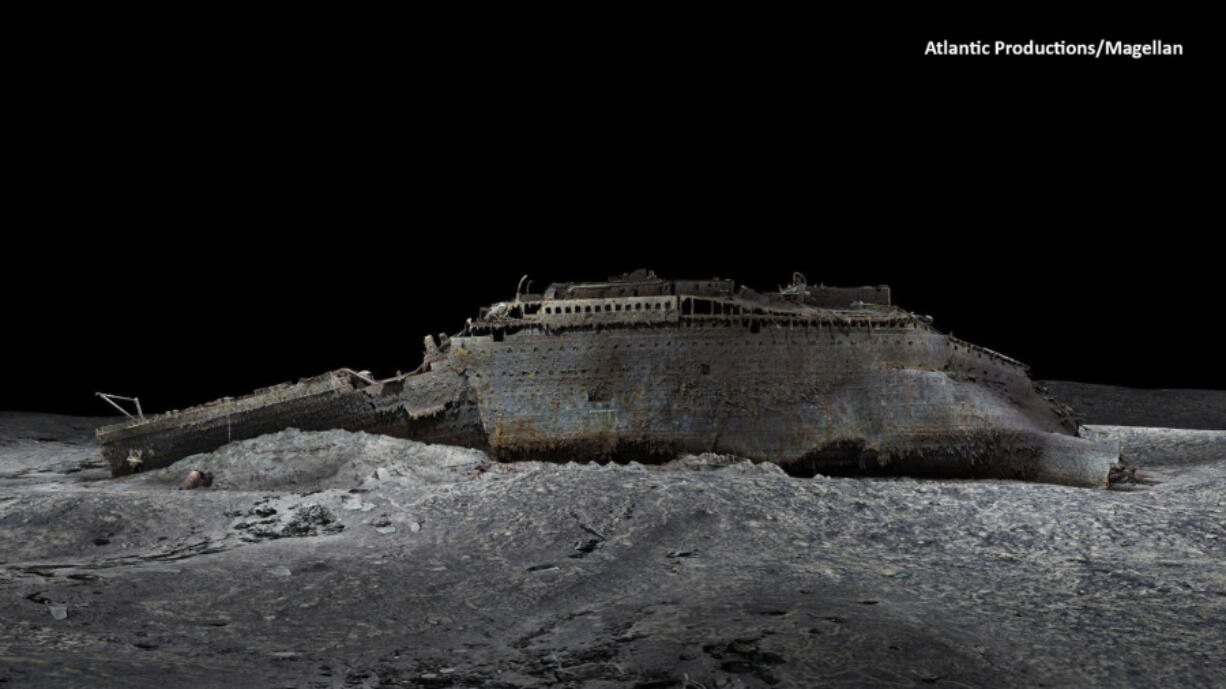First fullsize 3D scan of Titanic shows shipwreck in new light The
