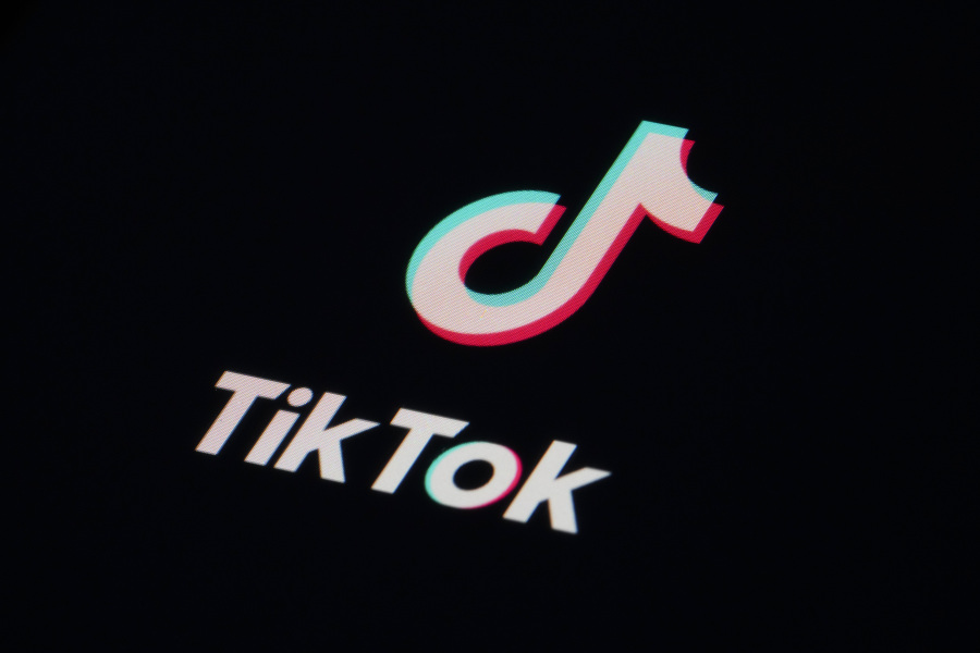 FILE - The icon for the video sharing TikTok app is seen on a smartphone, Feb. 28, 2023, in Marple Township, Pa. Montana's governor is asking lawmakers to expand the state's proposed TikTok ban to more social media companies that provide certain data to foreign adversaries.