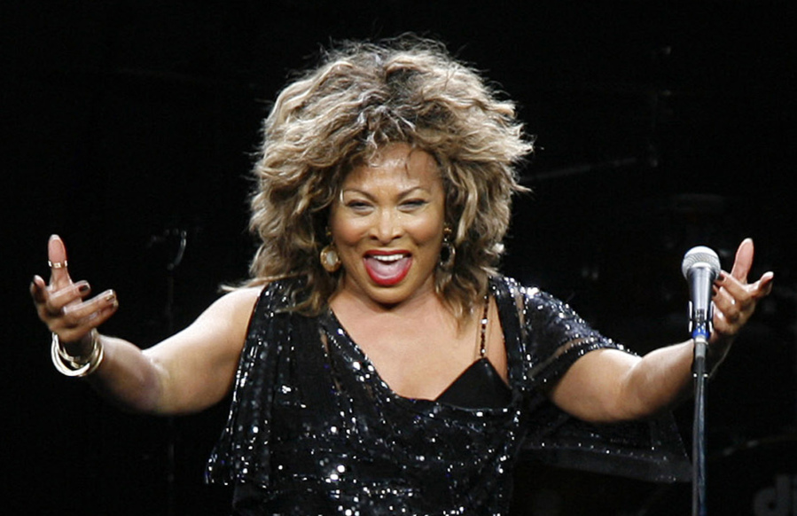 FILE - Tina Turner performs in a concert in Cologne, Germany on Jan. 14, 2009. Turner, the unstoppable singer and stage performer, died Tuesday, after a long illness at her home in K?snacht near Zurich, Switzerland, according to her manager. She was 83. (AP Photo/Hermann J.