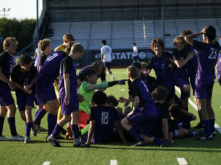 Columbia River boys soccer state championship match