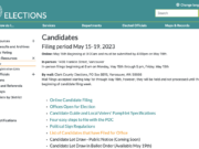 Candidate filing week continues through Friday.