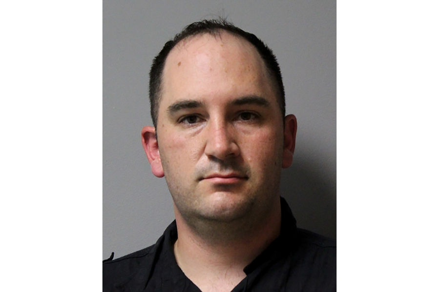 FILE - This booking photo provided by the Austin, Texas, Police Department shows U.S. Army Sgt. Daniel Perry. A Texas judge on Wednesday, May 3, 2023, denied a request for a new trial for the U.S. Army sergeant convicted of killing an armed protester during a Black Lives Matter march, and sent sentencing in the case for Tuesday, May 9.
