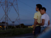 Elias Anton, left, and Thom Green in director Goran Stolevski's "Of an Age." (Thuy Vy/Focus Features)