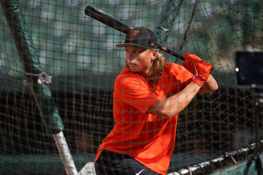 Jackson Holliday, the first overall draft pick by the Baltimore Orioles in the 2022 draft, was among 14 first-round selections chosen for the All-Star Futures Game at Seattle on July 8, 2023.