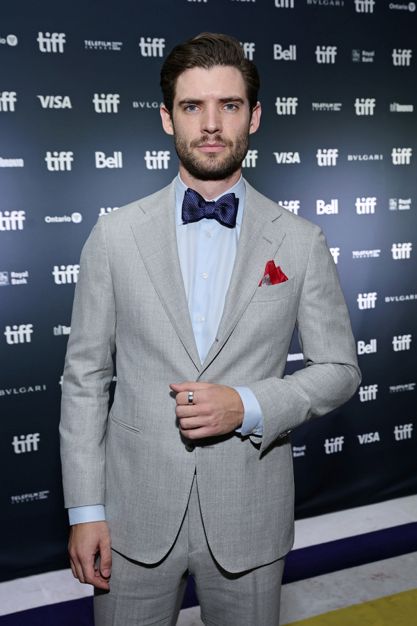 David Corenswet attends the "Pearl" Premiere during the 2022 Toronto International Film Festival at Royal Alexandra Theatre on Sept. 12 in Toronto, Ontario.