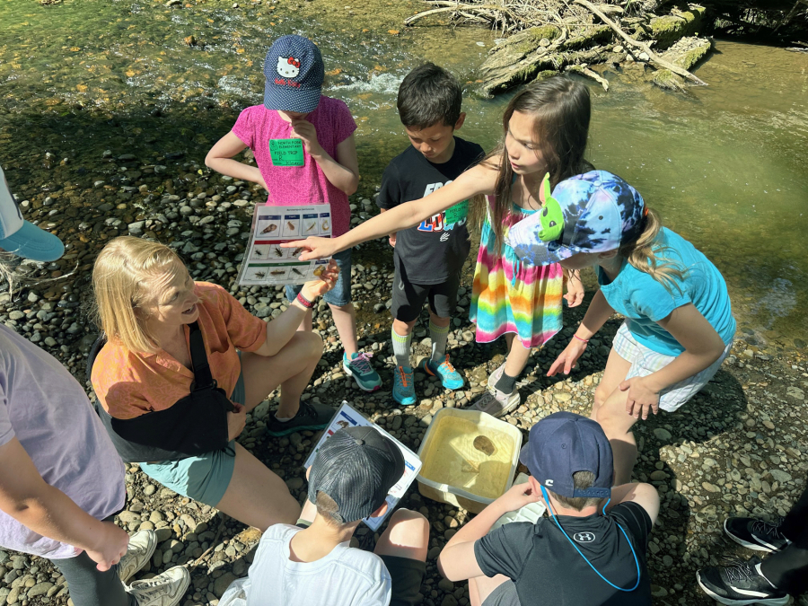 Woodland elementary students took part in hands-on science experiments at the Ridgefield Wildlife Refuge and explored the Columbia River by canoe thanks to a grant from the Lower Columbia Estuary Partnership.