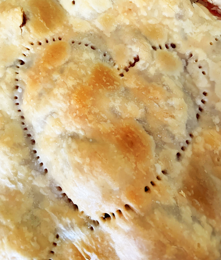 Reader Barbara Nordstrom always pokes holes in the shape of a heart on her Strawberry-Raspberry Pie crust, making it a pie with real heart.