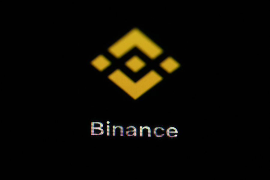 FILE - The Binance app icon is seen on a smartphone, Feb. 28, 2023, in Marple Township, Pa. Two lawsuits filed by the U.S. Securities and Exchange Commission against the world's biggest cryptocurrency exchanges, Binance and Coinbase, have reopened tensions between the government and a volatile industry that has been marred by scandals and market meltdowns.