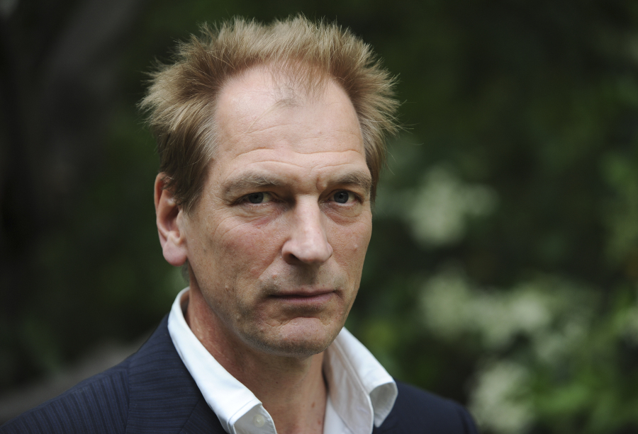 FILE - Actor Julian Sands attends the "Forbidden Fruit" readings from banned works of literature on Sunday, May 5, 2013, in Beverly Hills, Calif. Authorities said Sands, star of several Oscar-nominated films, including "A Room With a View," has been missing for five days in the Southern California mountains. The San Bernardino County Sheriff's Department said Wednesday, Jan. 18, 2023, that crews are using helicopters and drones to search for Sands, who was reported missing Friday, Jan. 13, on a trail on Mt. Baldy.