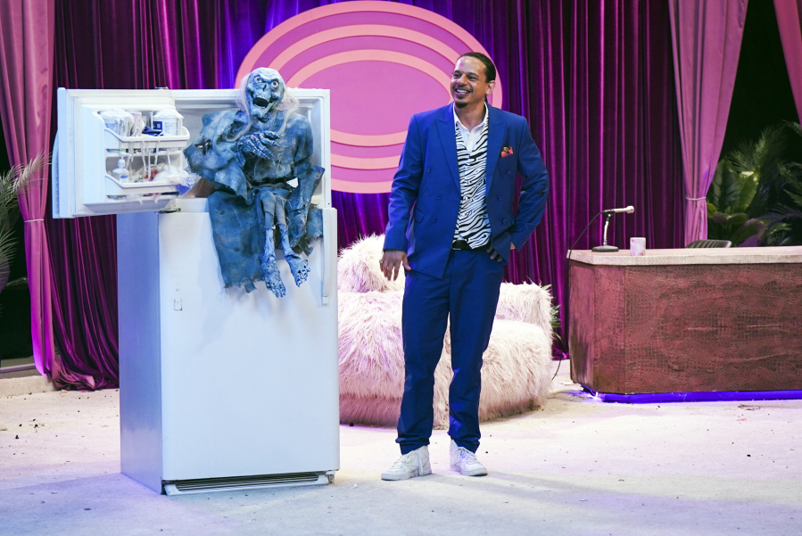 Eric Andre in a scene from "The Eric Andre Show," premiering its sixth season on Sunday.