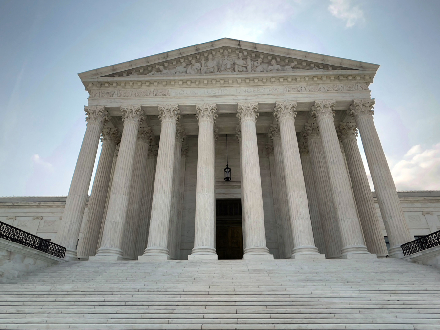 The U.S. Supreme Court building as seen on Sunday, July 11, 2021, in Washington, D.C.