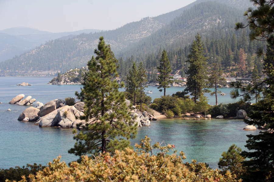 Lake Tahoe during the 22nd annual Lake Tahoe Summit at Sand Harbor State Park in Nevada on Aug. 7, 2018.