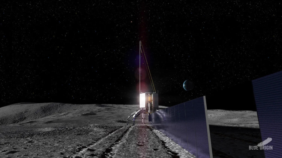 Blue Origin???s Blue Alchemist project looks to transform lunar regolith into solar cells and wire while also producing a byproduct of oxygen.