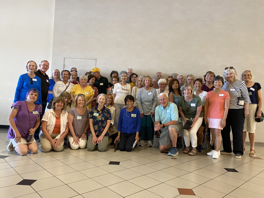 Members of Clark County Newcomers Club gathered at Vancouver Mall on June 6 to participate in a scavenger hunt to benefit Hope Dementia Support.