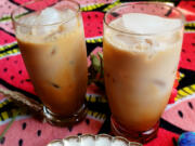 Cool and creamy with a swirl of coffee and a hint of sweet, this iced coffee is just the thing to beat the summer heat.