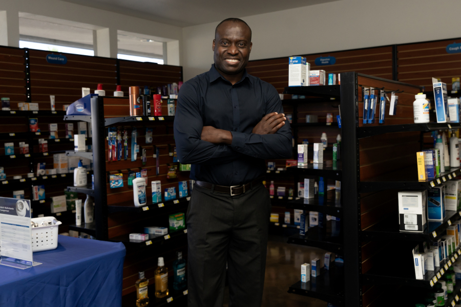 Ike Ekeya is the owner and pharmacist for the newly opened Square Care Medical and Pharmacy in Vancouver.