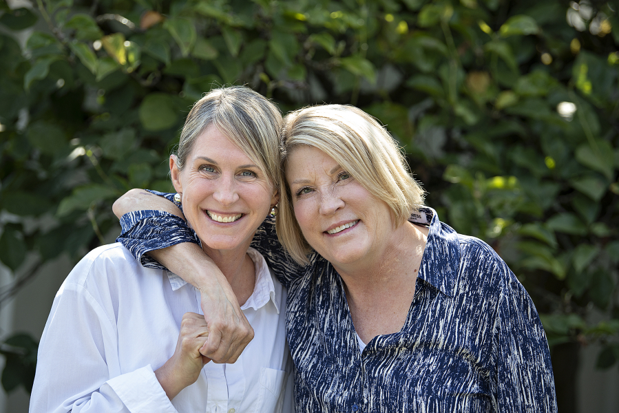 Janet Lyons, left, donated a kidney to her longtime friend, Debbie Lein, 10 years ago.