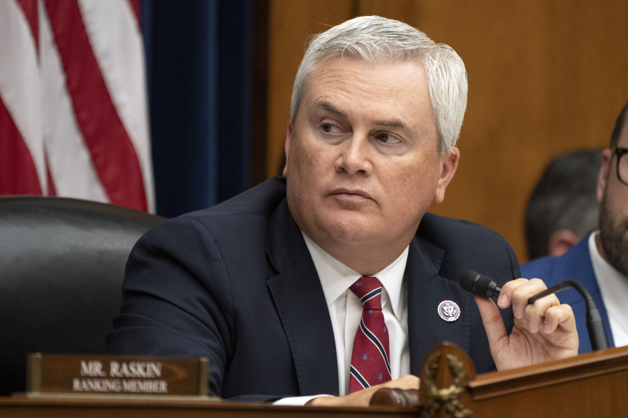 Rep. James Comer Jr., R-Ky., Chair of the Oversight and Accountability Committee, attends a committee hearing with IRS whistleblowers, Wednesday, July 19, 2023, on Capitol Hill in Washington.