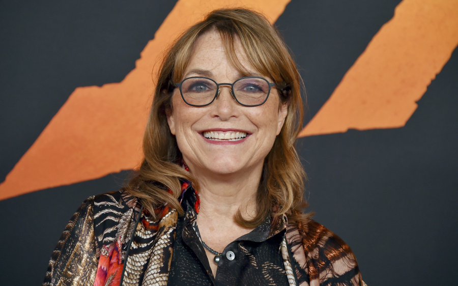 Karen Allen arrives June 14 at the premiere of "Indiana Jones and the Dial of Destiny," in Los Angeles .