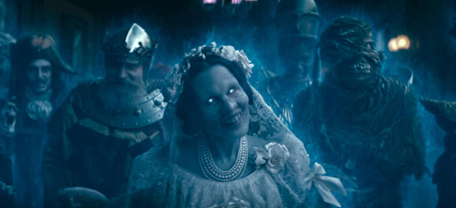 Lindsay Lamb as The Attic Bride in "Haunted Mansion." (Disney)