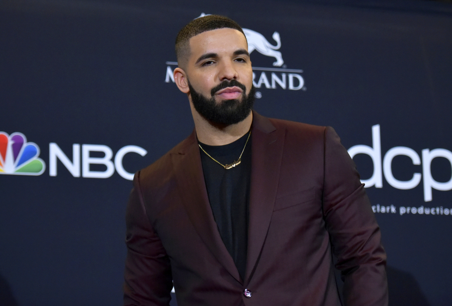 Drake attends the Billboard Music Awards in Las Vegas on May 1, 2019. Drake says his new album, "For All the Dogs," may drop in a couple of weeks.