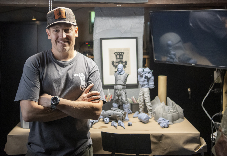 Blue Horse Studios owner Ron Lee Christianson of Vancouver turned a hobby into a living. An artist whose canvas is computers, he builds high-end custom PCs for game developers.