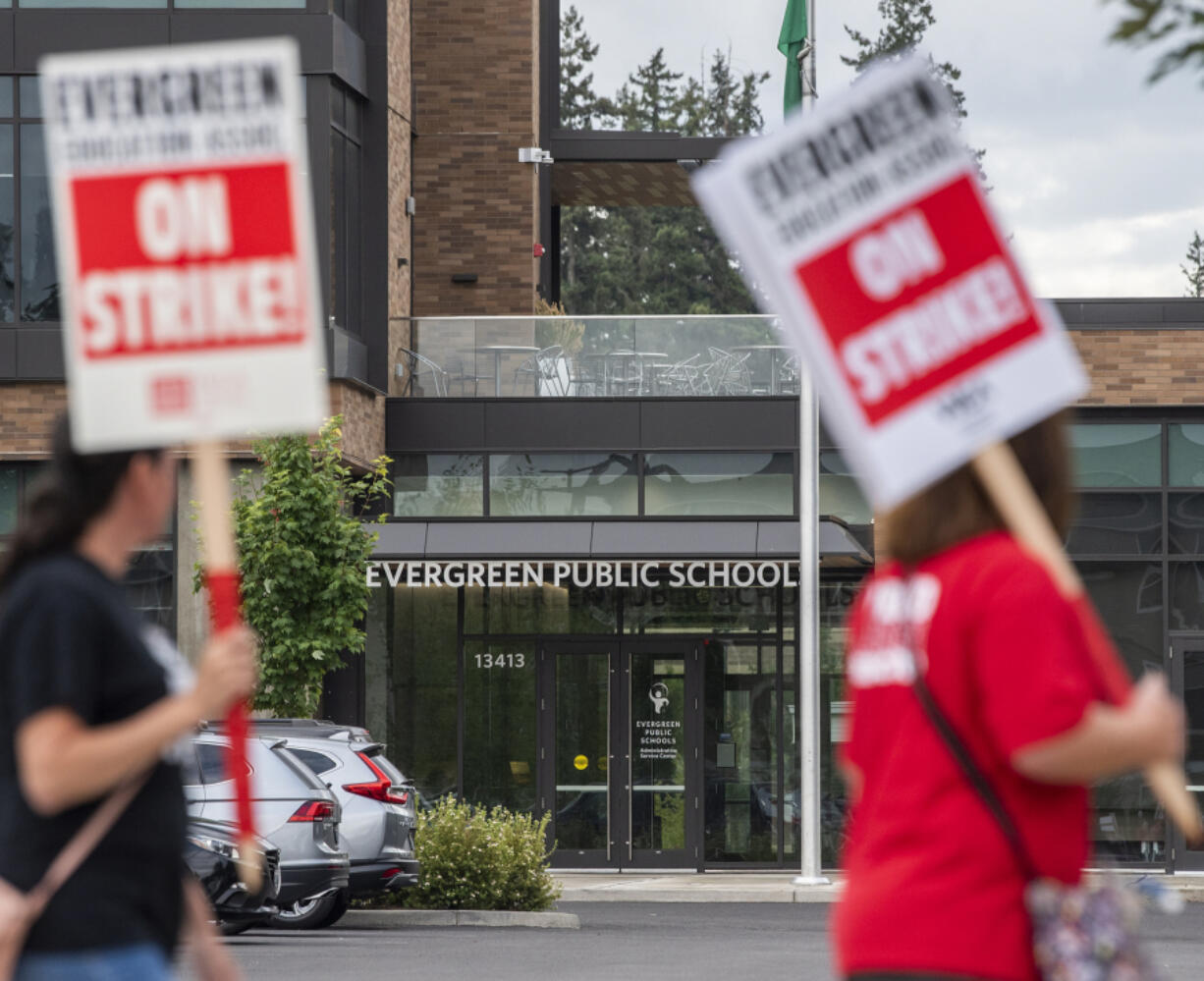 Evergreen Public Schools teachers will strike Wednesday; Battle Ground