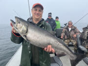 This fine fall Chinook fell to an angler fishing with Guide Bob Rees in 2022. The Buoy 10 season for fall Chinook reopens on Friday, Sept. 8, 2023..