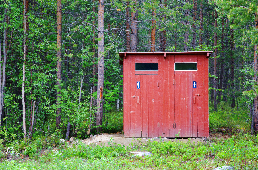 An outhouse is helpful when you're out in the wild and nature calls -- and better for the environment than the alternative.
