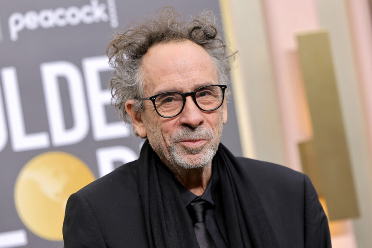 Tim Burton attends the 80th Annual Golden Globe Awards at The Beverly Hilton on Jan. 10, 2023, in Beverly Hills, California.