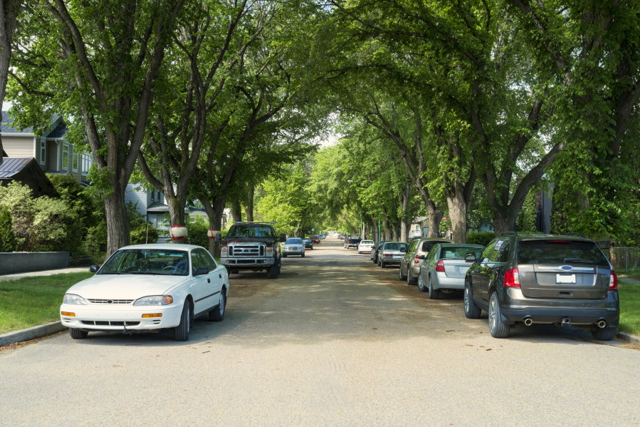 Is it illegal to park in front of someone's house in Washington?