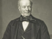 This portrait of George Simpson (circa 1787-1860) shows him as he was best known: as an imperious administrator who focused on efficiency and cost reduction, foreshadowing the modern corporation. He wasn't a man who trapped or hunted, but he successfully integrated the British North West Company with the Hudson Bay Company in 1821.