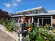 The kitchen garden that wraps around three sides of the Tod and Maxine McClaskey Culinary Institute at Clark College is reaping a bountiful, colorful harvest for students to use in their recipes.
