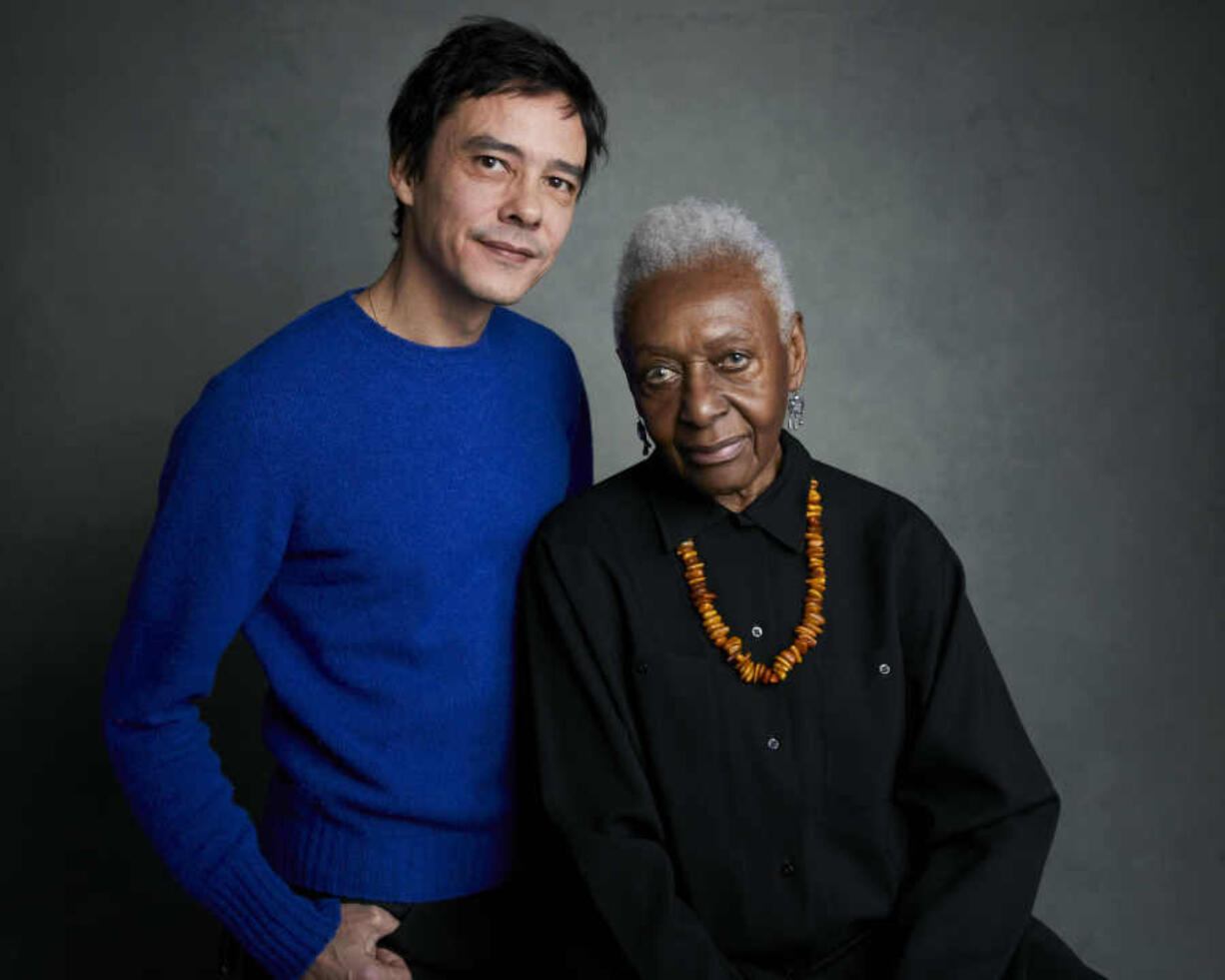 Frederic Tcheng, left, and Bethann Hardison, seen Jan.