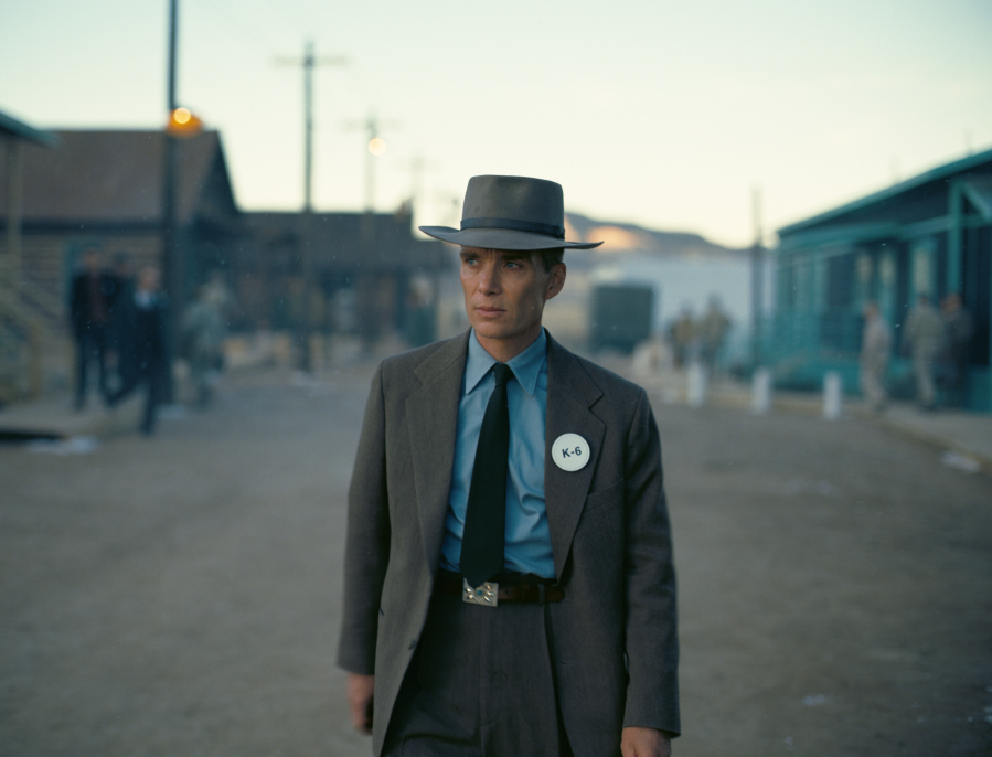 Cillian Murphy in a scene from "Oppenheimer." (Universal Pictures)