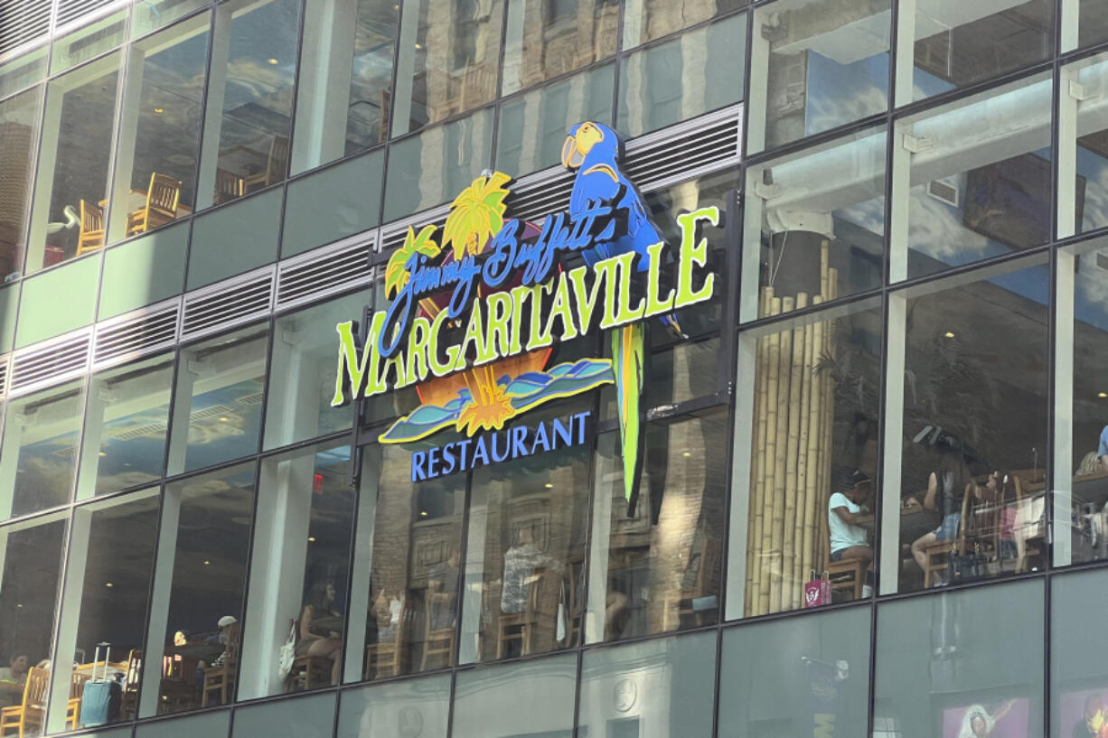 The Margaritaville restaurant in New York's Times Square.