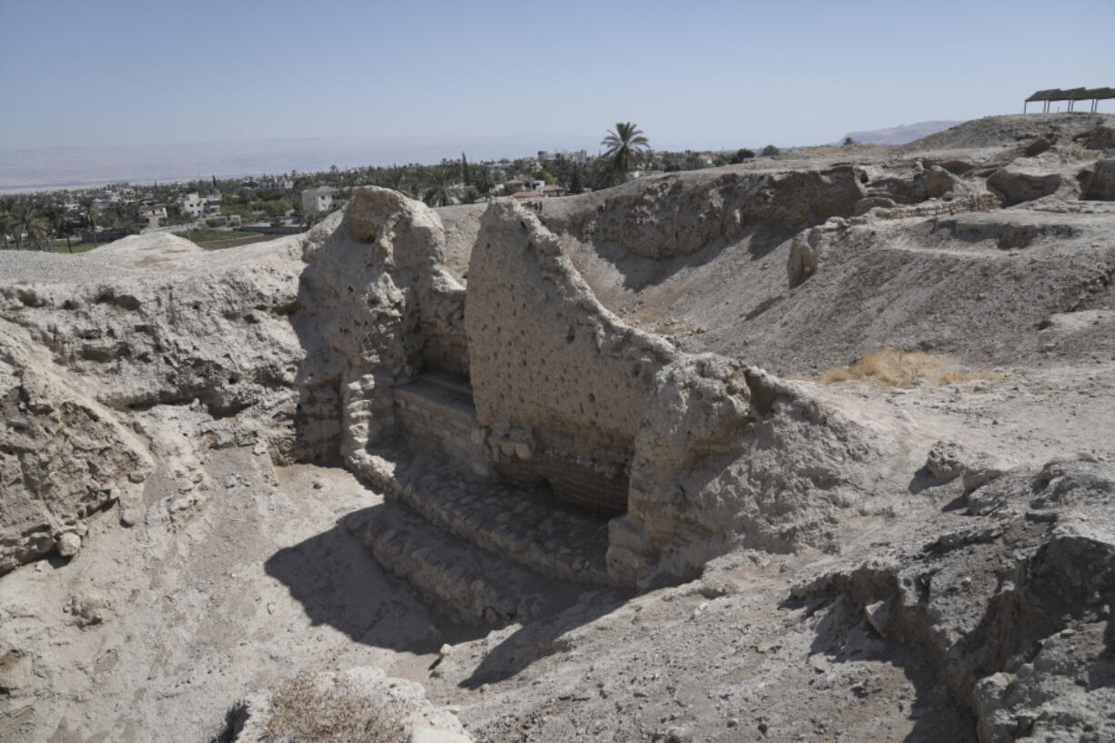 Tell es-Sultan archaeological near Jericho, West Bank, site is seen Sunday, Sept. 17, 2023. A U.N.